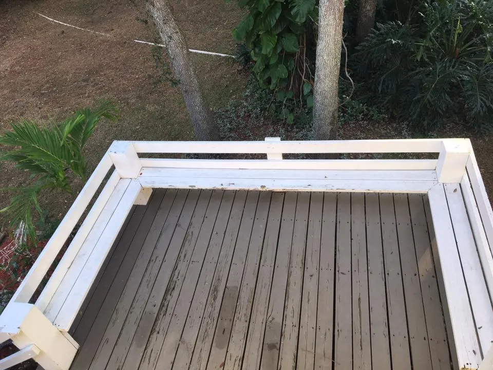 Deck after cleaning