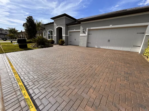 Paver Sealing project in Palm Harbor, FL