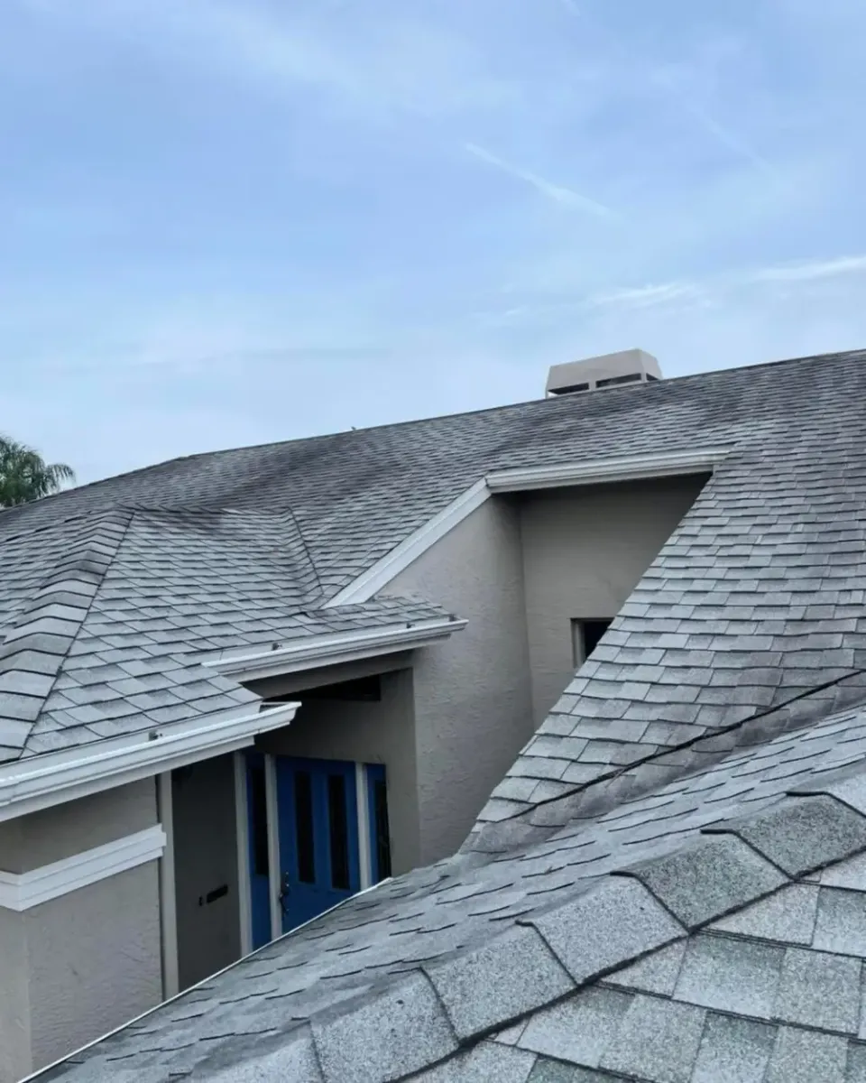 Before — Multi-level shingle roof restored — Holiday, FL