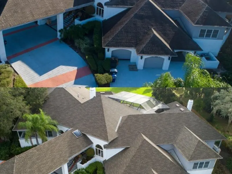 Roof Cleaning project in Land O' Lakes, FL