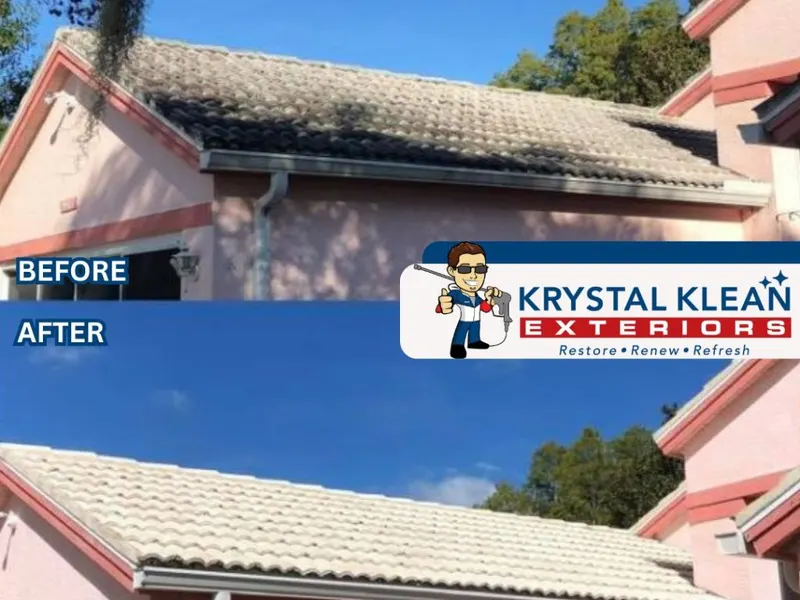 Roof Cleaning project in Tarpon Springs, FL